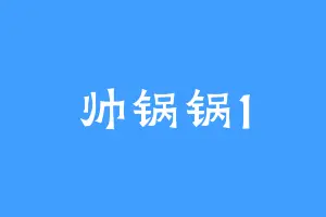 帅锅锅1