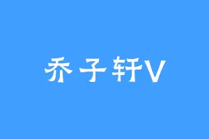 乔子轩V