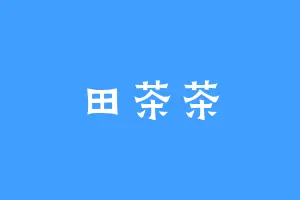田茶茶