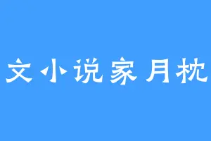 网文小说家月枕眠