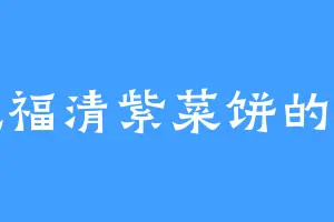 爱吃福清紫菜饼的王卫