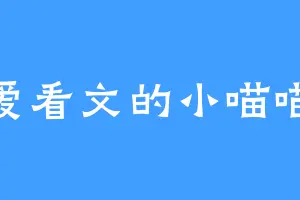 爱看文的小喵喵