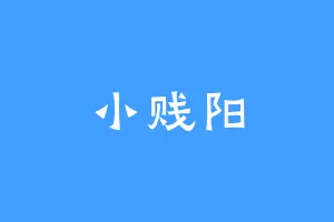 小贱阳