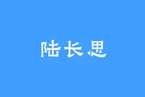 陆长思